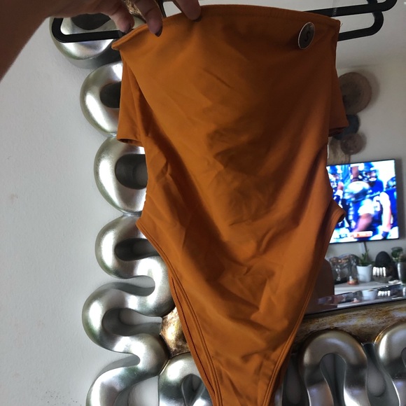 F21 orange strapless bikini - Picture 4 of 4